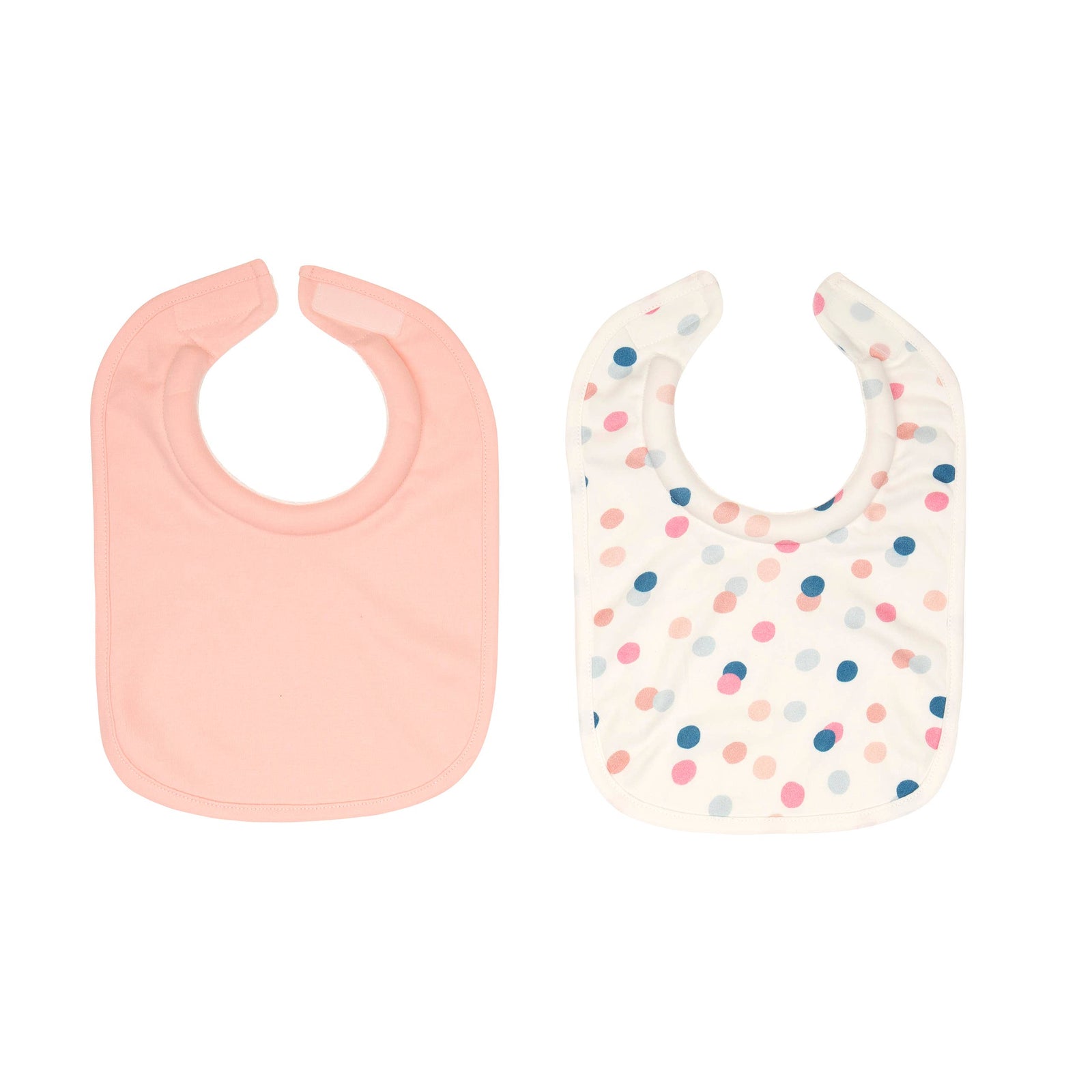 Roll Neck Bibs 2pk - Confetti
