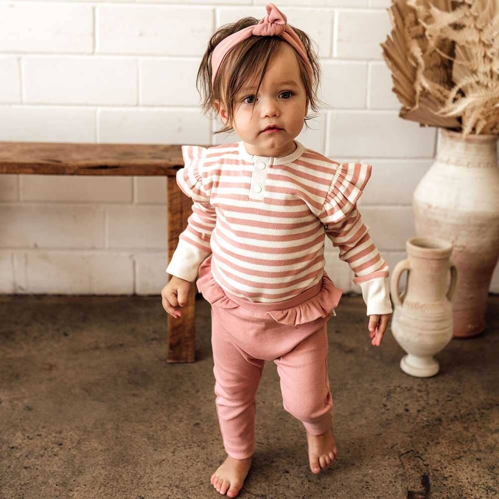 Rose Organic Pants: Newborn (0000)