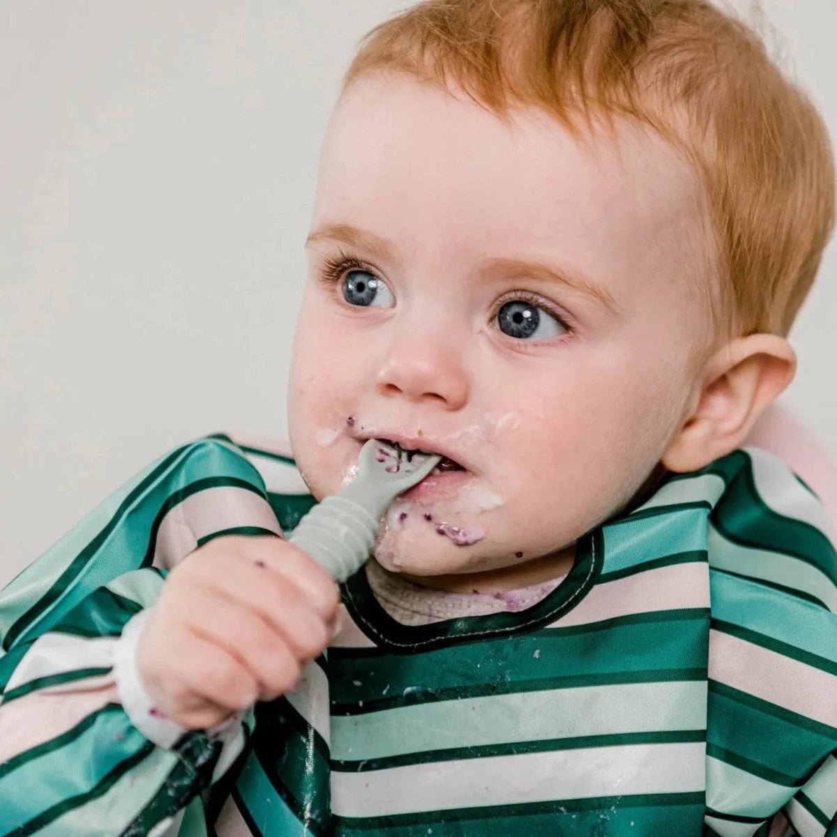 Sticky Spoons - Best Baby Spoon: Blue Lemonade