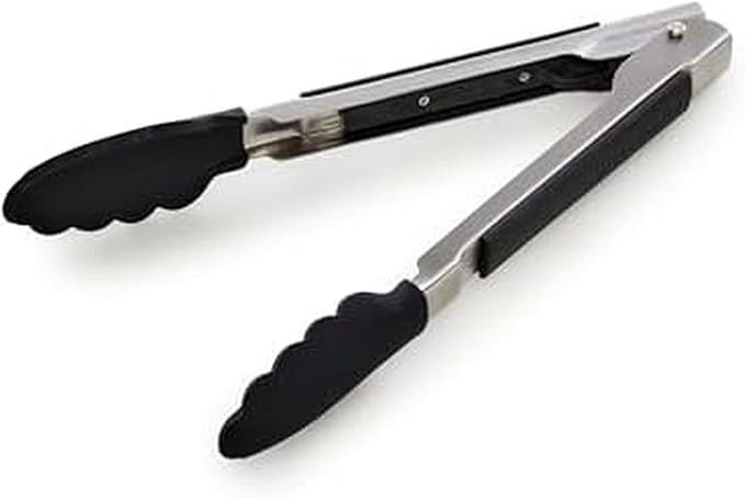 Kitchen Aid Silicone tip Side Locking Tongs