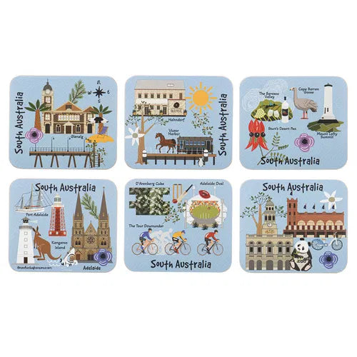 Ashdene Land Down Under Coasters South Australia Set 6