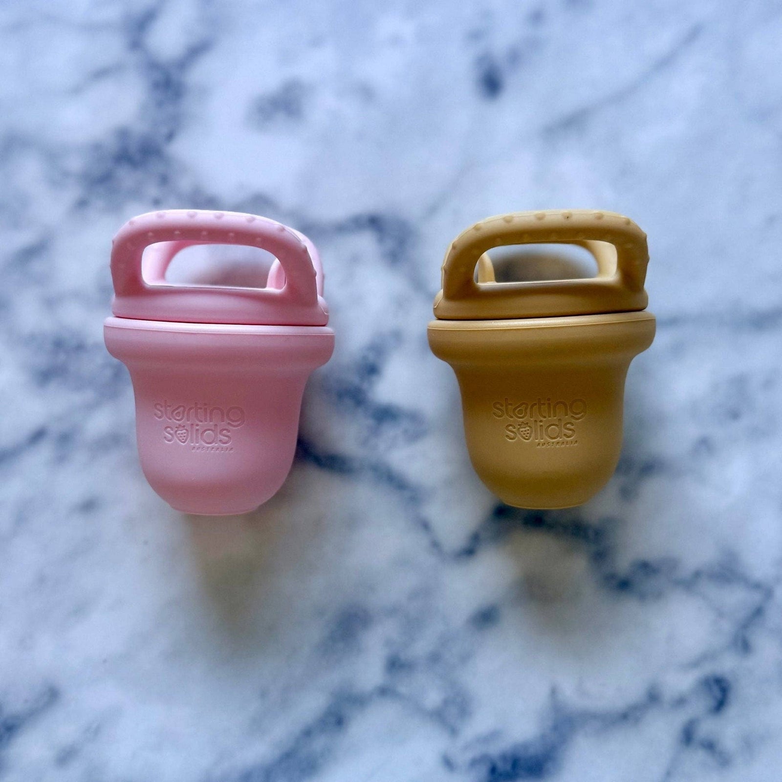 Foodie Teether – Silicone Baby Feeder: Mint Crisp + Blue Lemonade