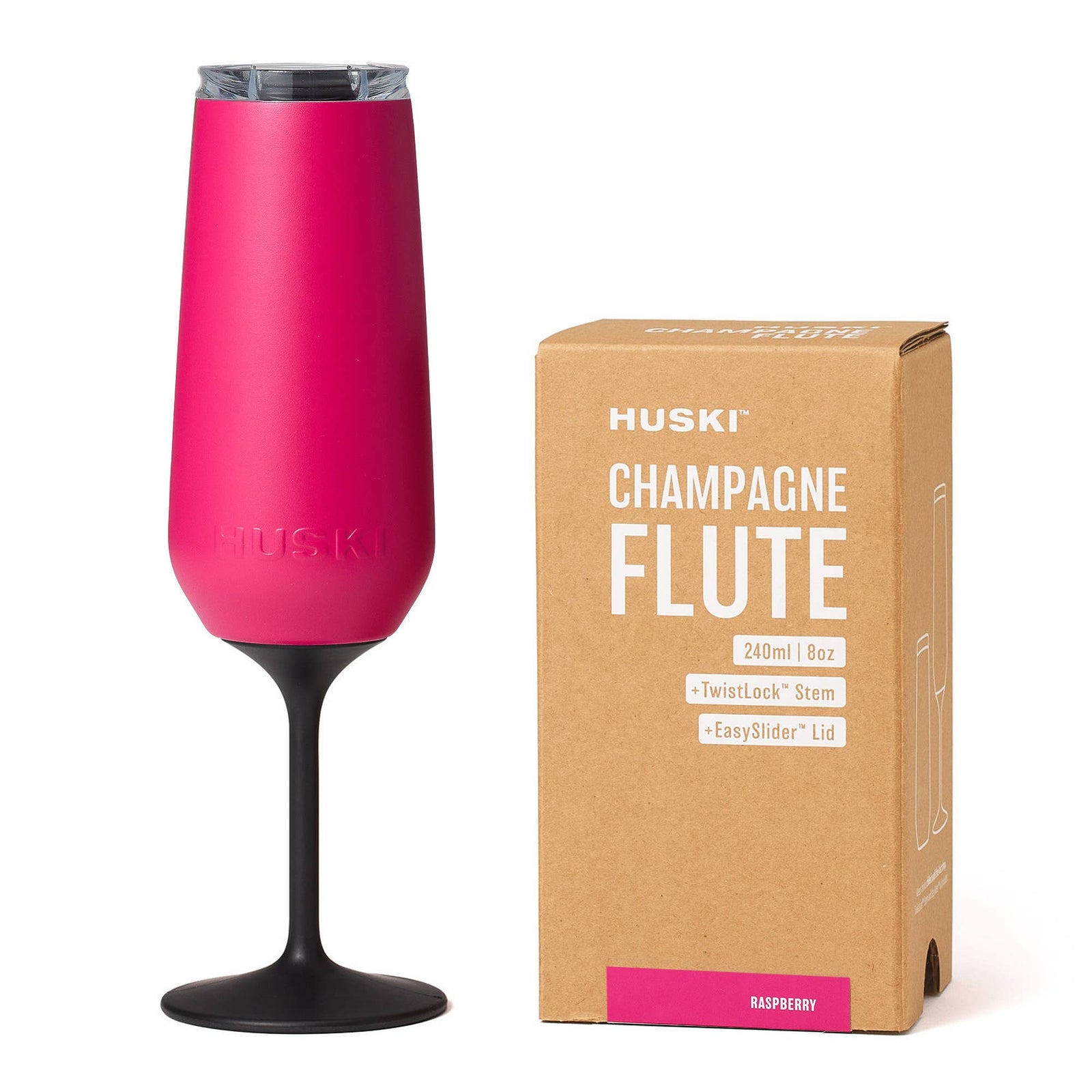 Huski Champagne Flute Raspberry