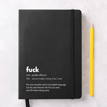 Notebook Fuck Definition Black