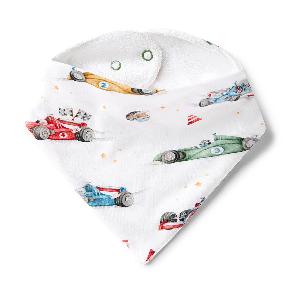 Snuggle Hunny Little Racers Dribble Bib