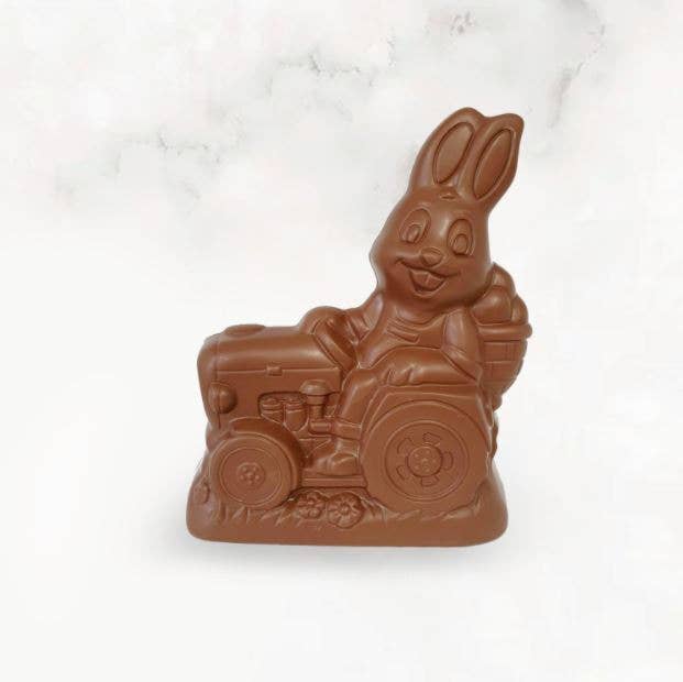 Bunny on Tractor 200g Marble Chocolate(6)