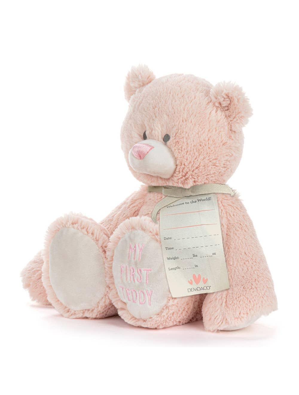 My First Teddy Bear Pink 24cm