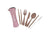 6Pce SS Travelers Cutlery Set Pink