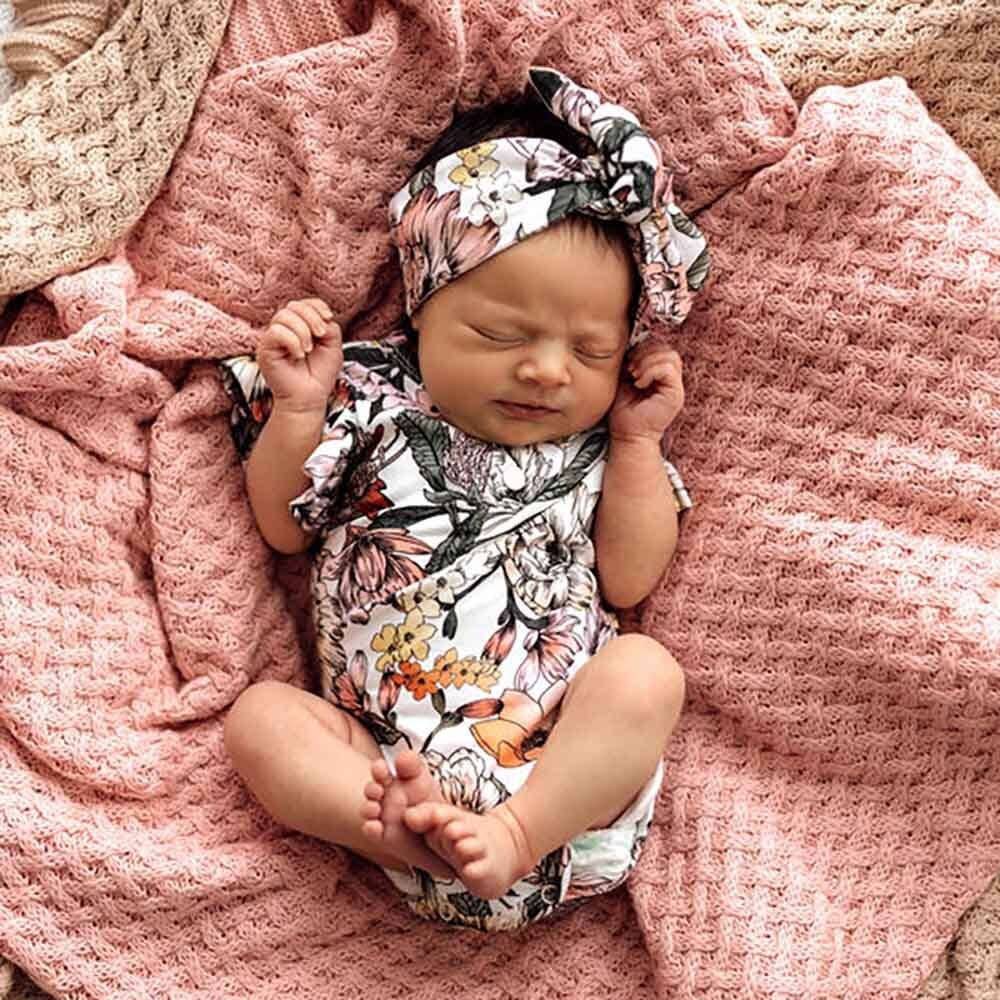 Australiana Short Sleeve Organic Bodysuit: Newborn (0000)