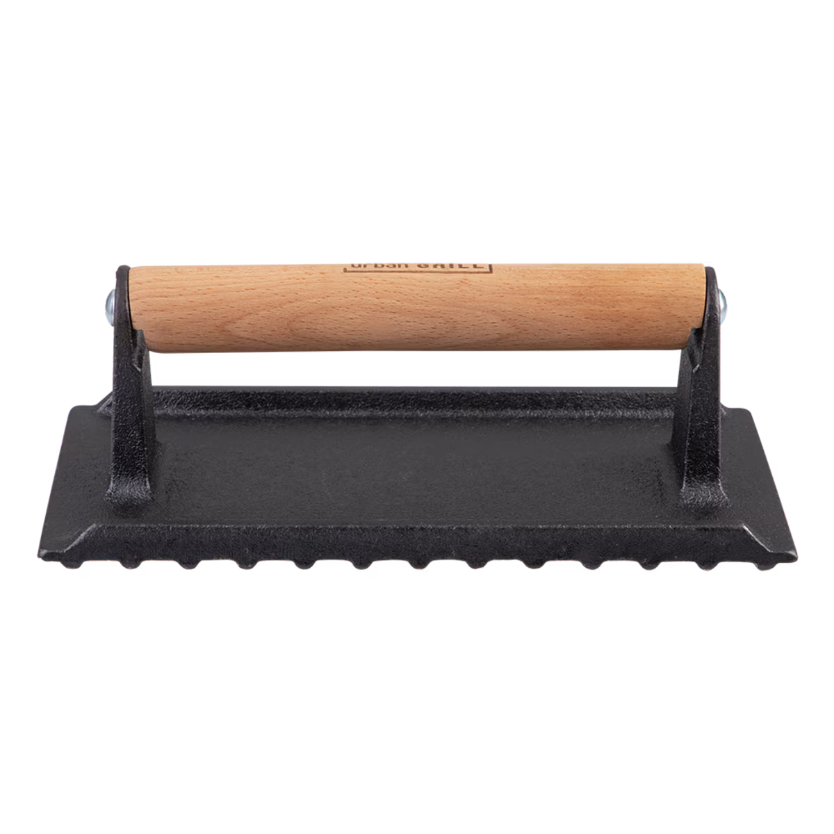 Urban Grill Cast Iron Retangle Grill Press 20.5cmx10.5cm