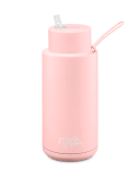 Frank Green Ceramic Reusable Bottle With Straw Blushed Pink 1 L