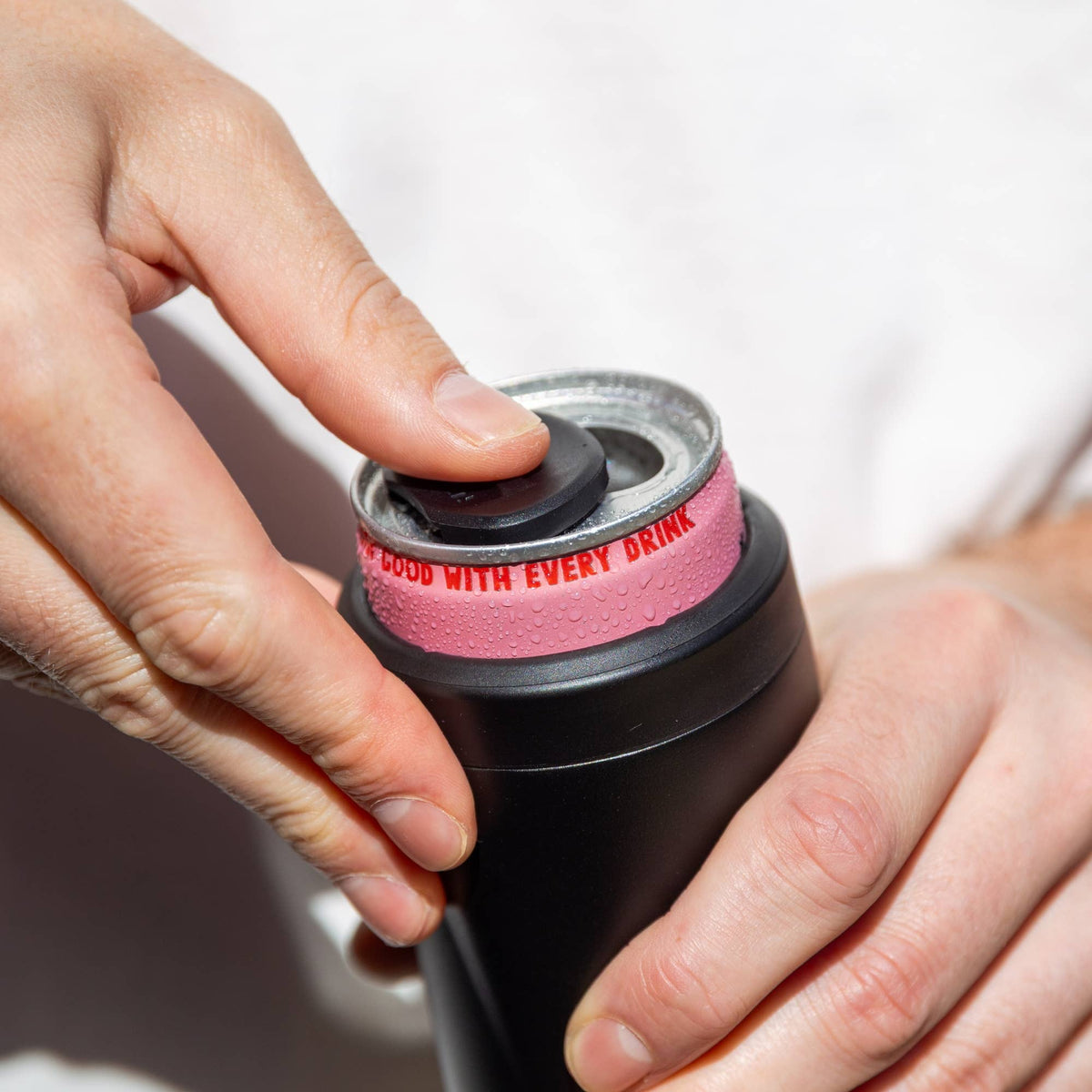 NEW: Huski Slim Can Cooler - White
