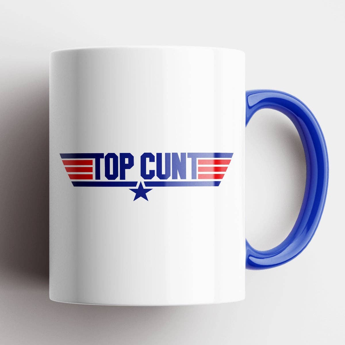 Top Cunt Mug: Blue