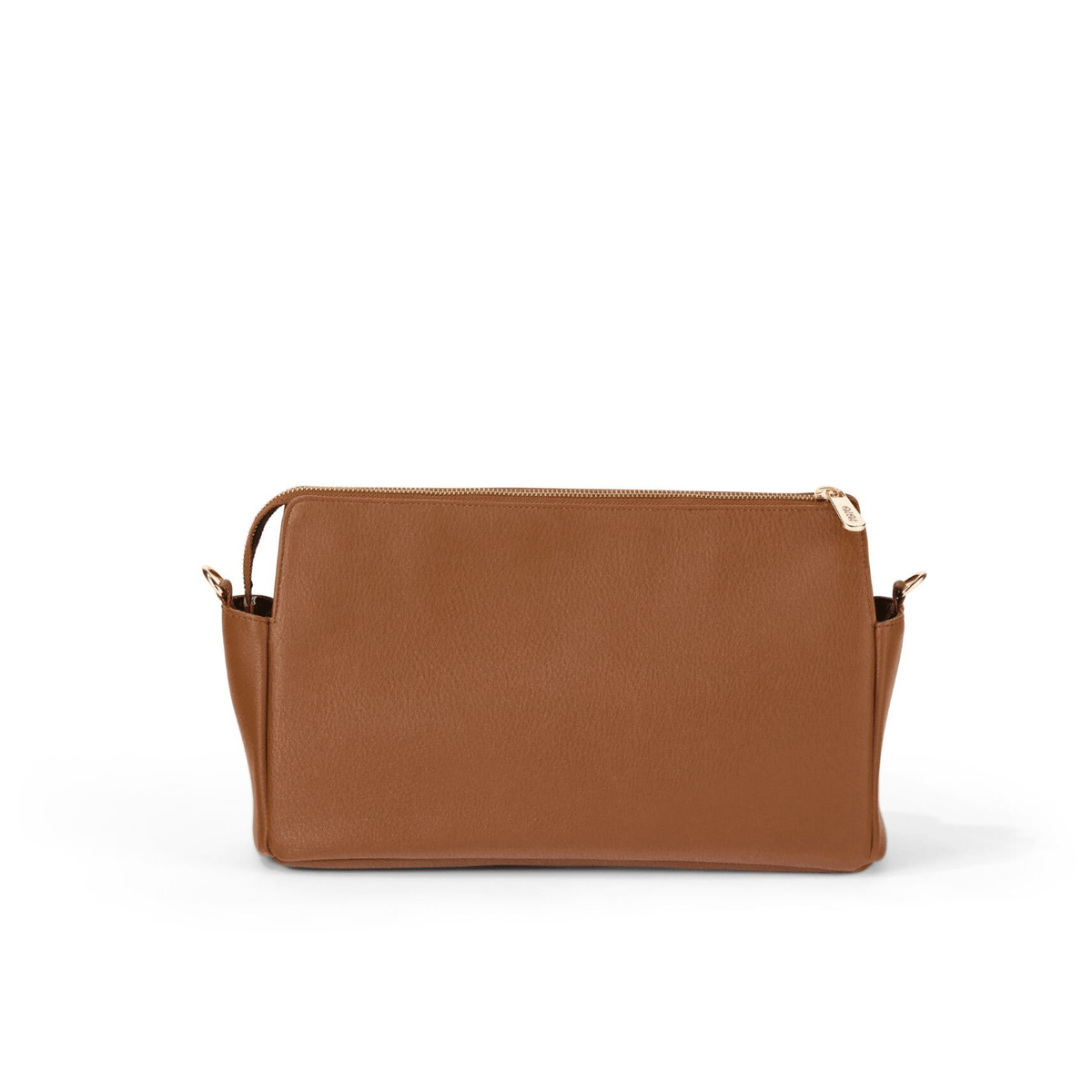 Multitasker Pram Caddy - Chestnut Brown Vegan Leather