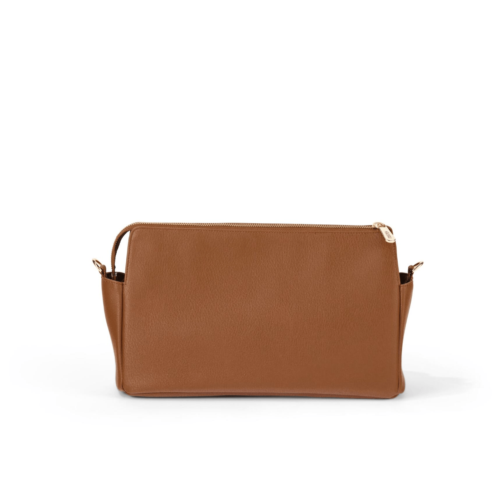 Multitasker Pram Caddy - Chestnut Brown Vegan Leather