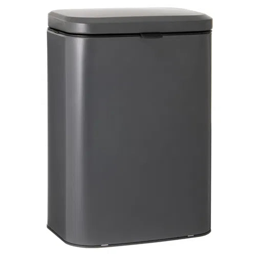Ladelle Essentials 8 Litre Kitchen Bin Charcoal