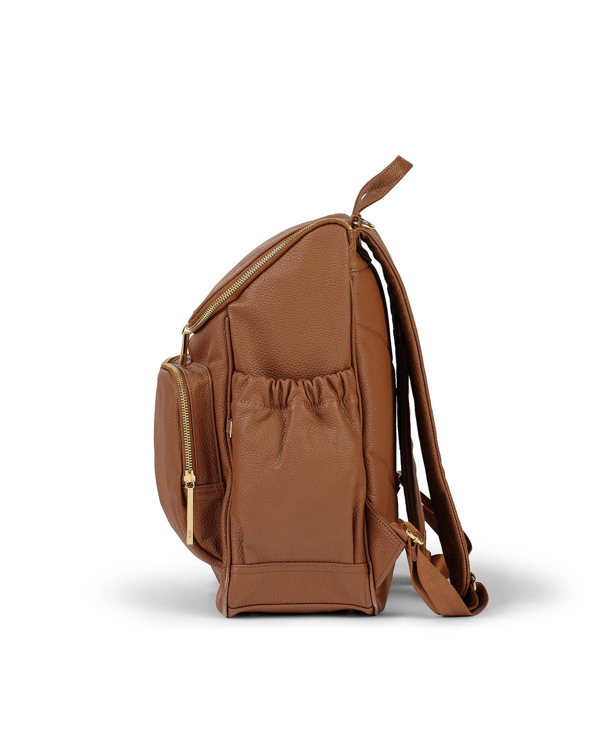 Signature Nappy Backpack - Terracotta Genuine Leather
