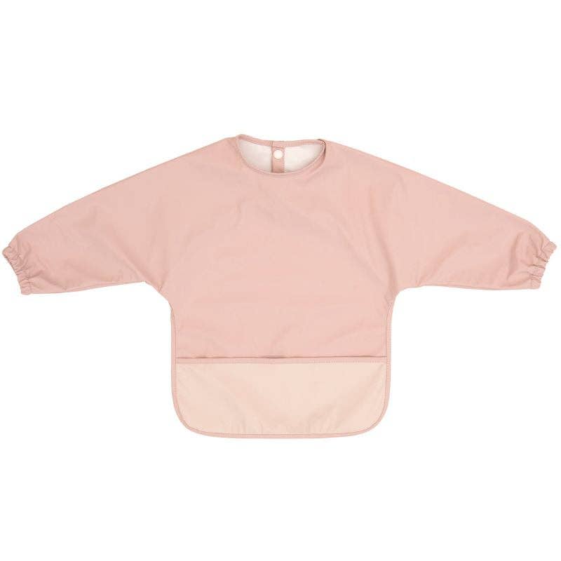 Recycled Long sleeve Bib - Two-tone Pink