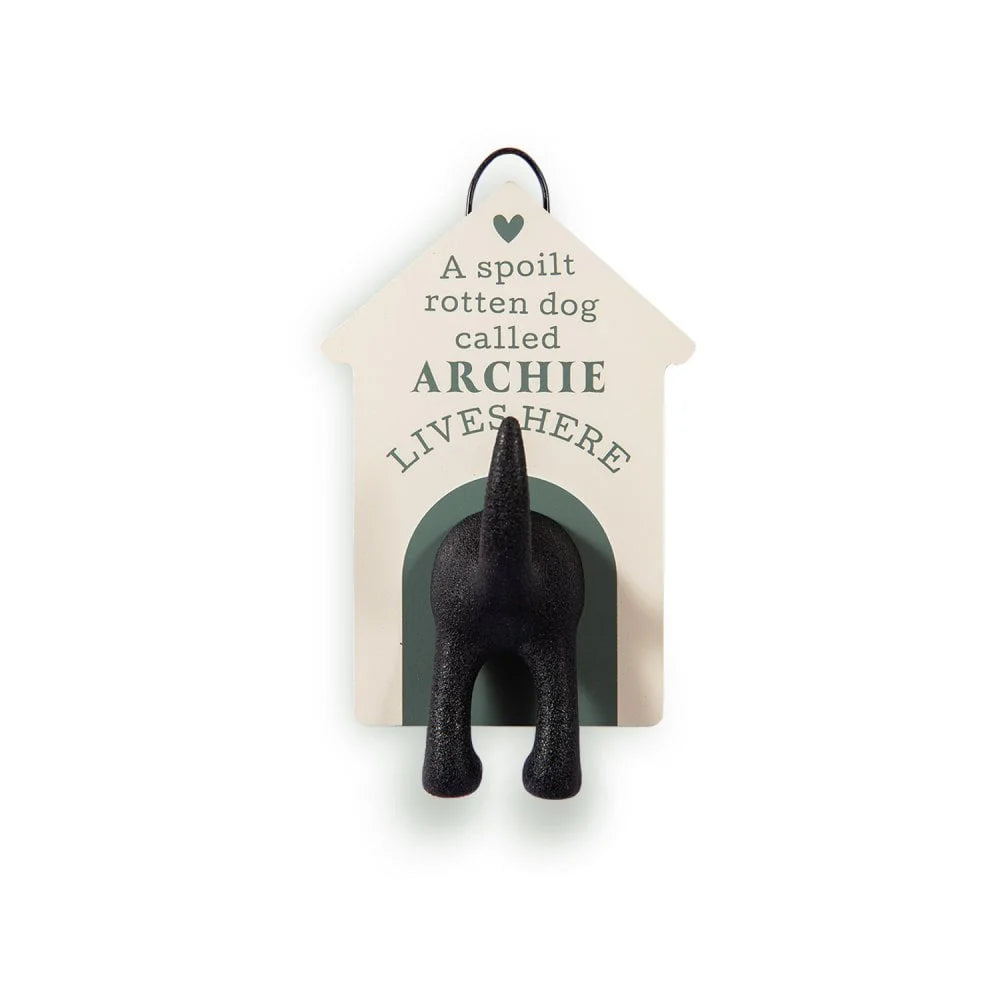 Dog Lead Hook Grey Archie