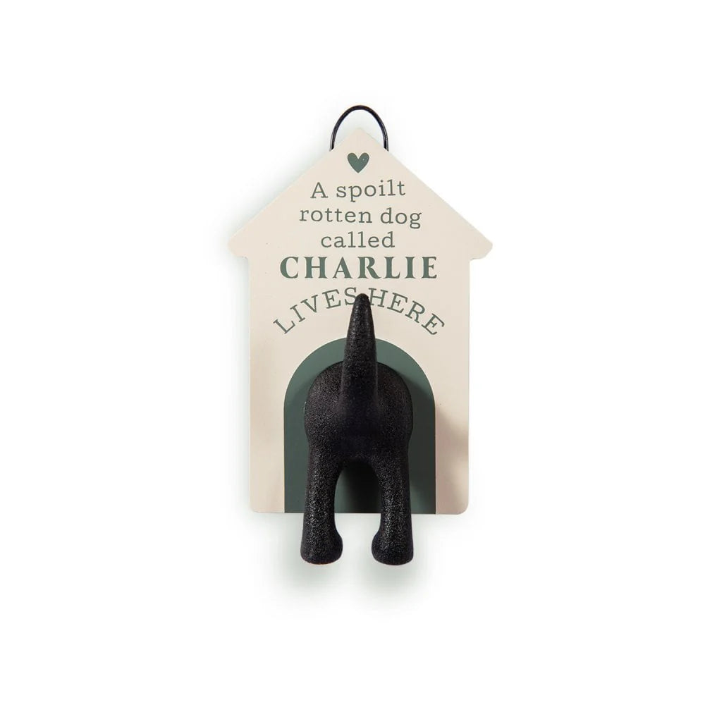 Dog Lead Hook Grey Charlie