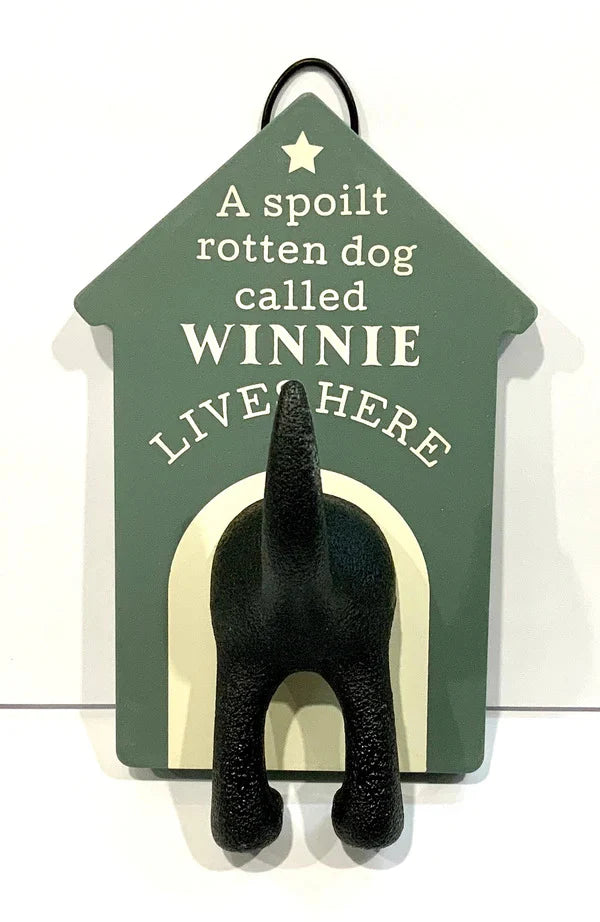 Dog Lead Hook Grey Winnie