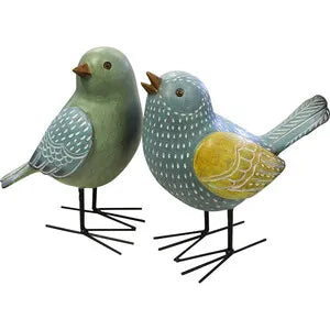 La Vida Bird Standing  Blue And Green
