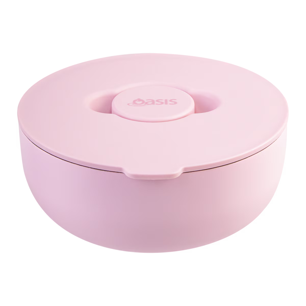 Oasis SS Double Wall Insulated Fresh N Go Lunch Bowl 950ml Pink Lemonade