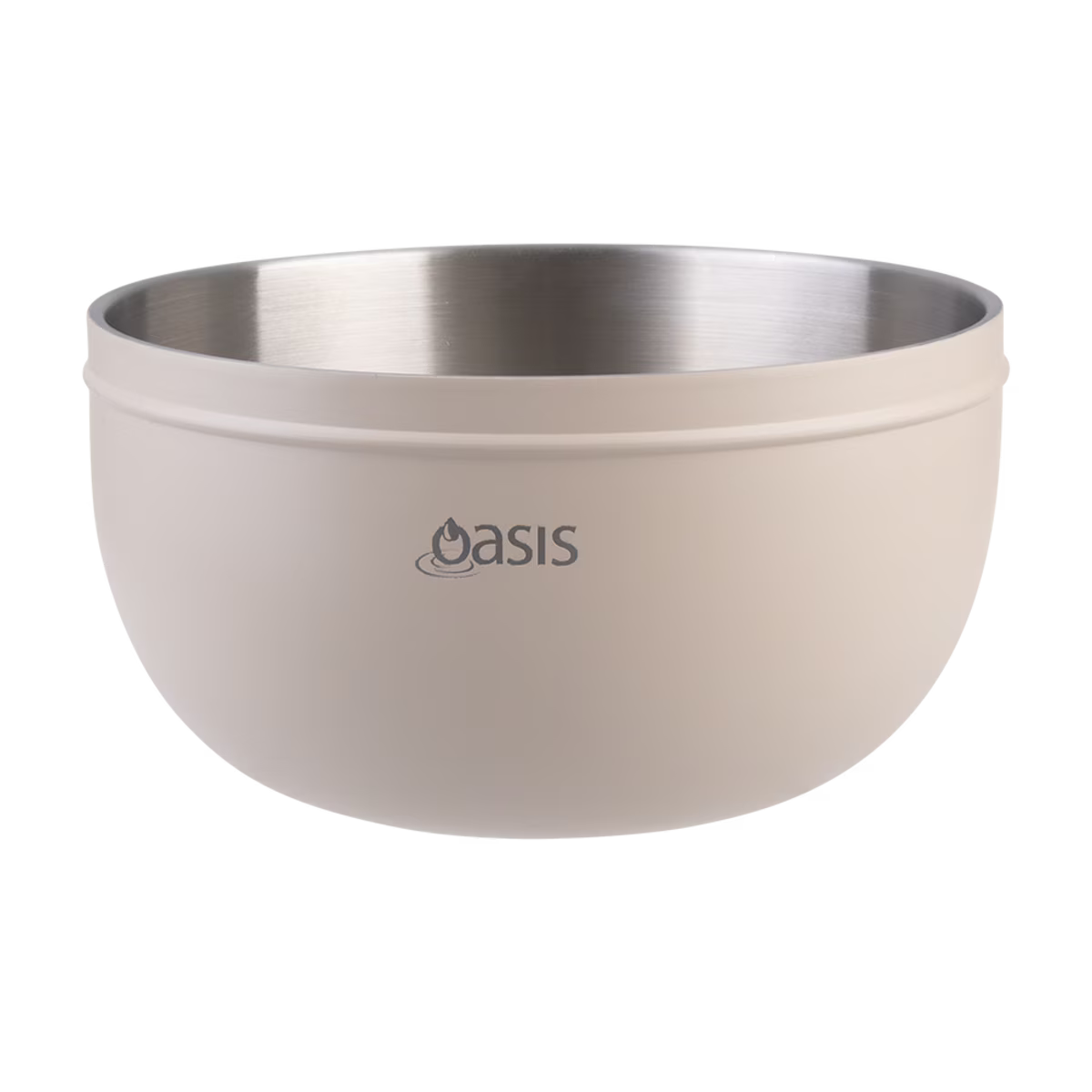 Oasis Double Walled Salad Bowl 2.8lt Oat