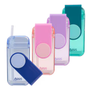 Oasis Kids Tritan Juice Box with Straw 300ml Pink