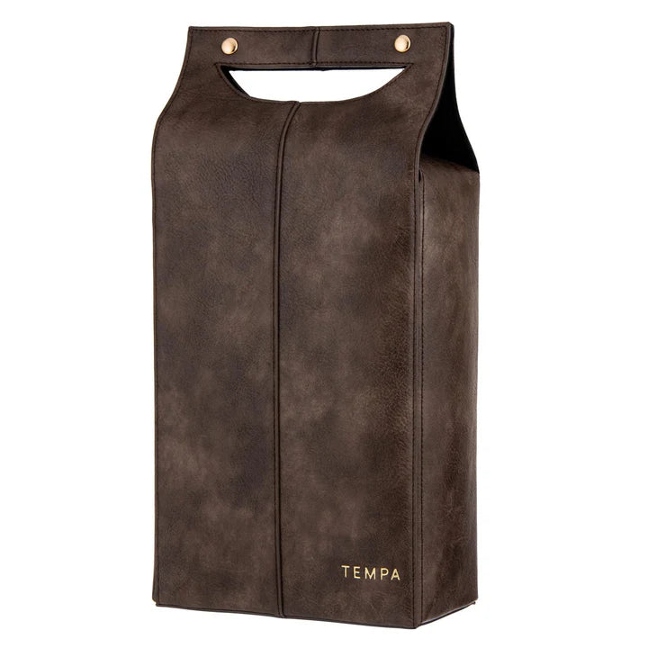 Tempa Double Wine Bag Harley Chocolate