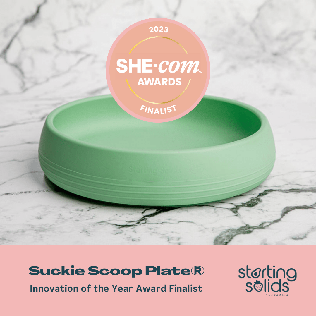 Suckie Scoop Silicone Suction Plate: Biscoff