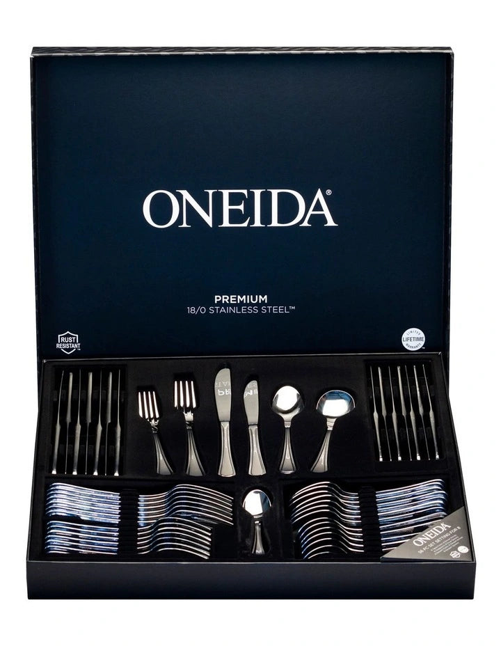 Oneida Barcelona Stainless Steel 18 0 Cutlery Set 56 Pce
