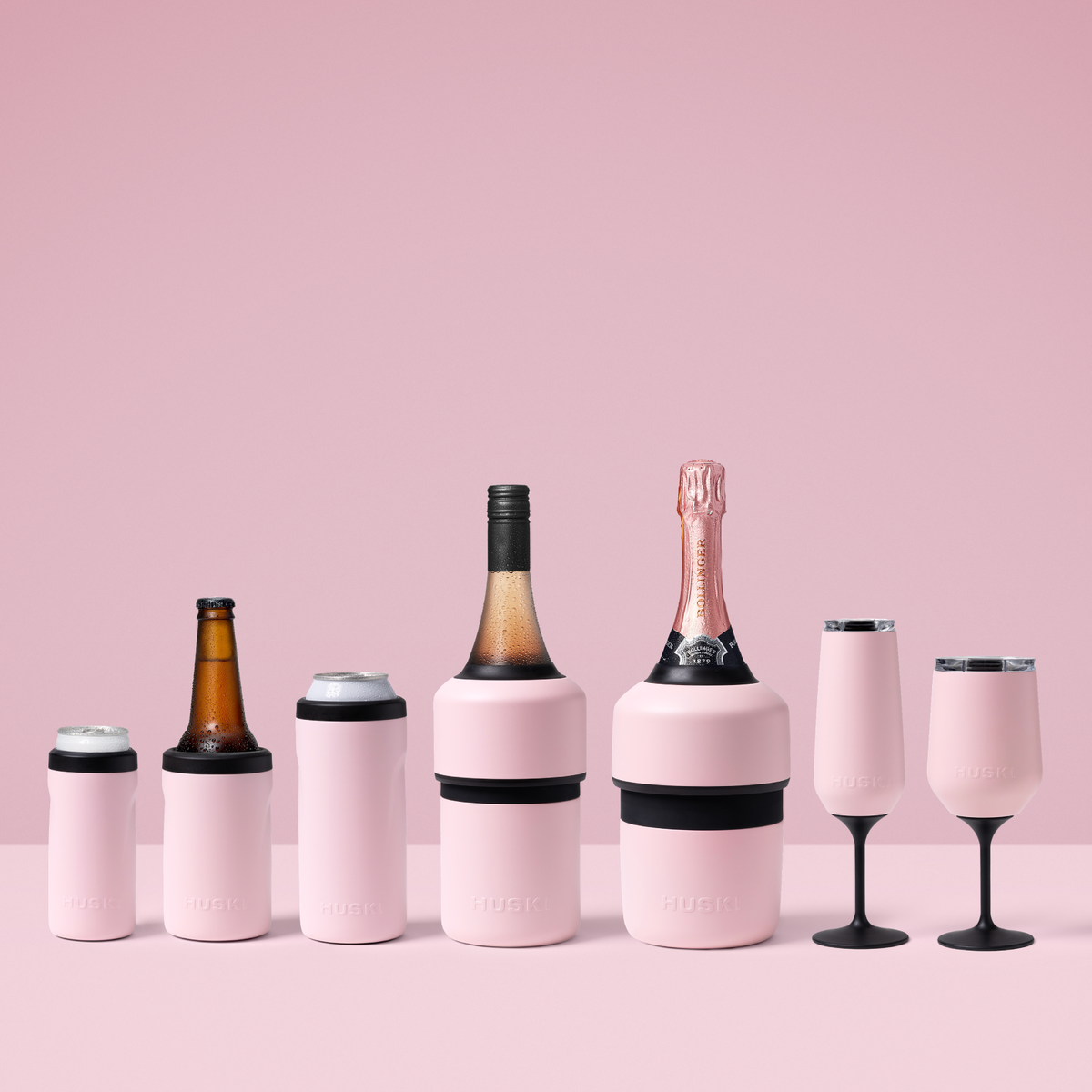 NEW: Huski Slim Can Cooler - Powder Pink