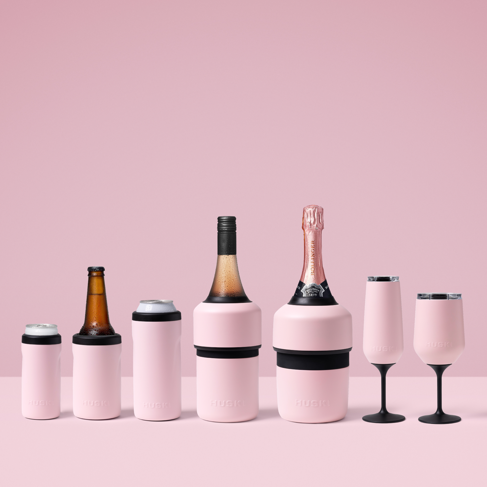 NEW: Huski Slim Can Cooler - Powder Pink