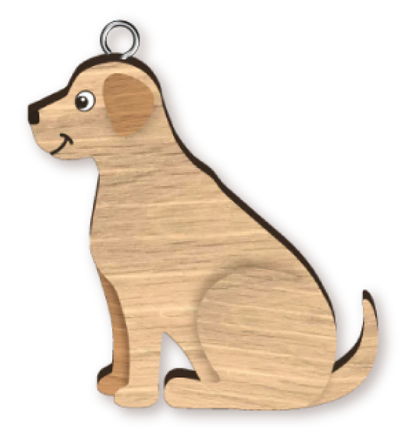 Handmade Labrador Keyring