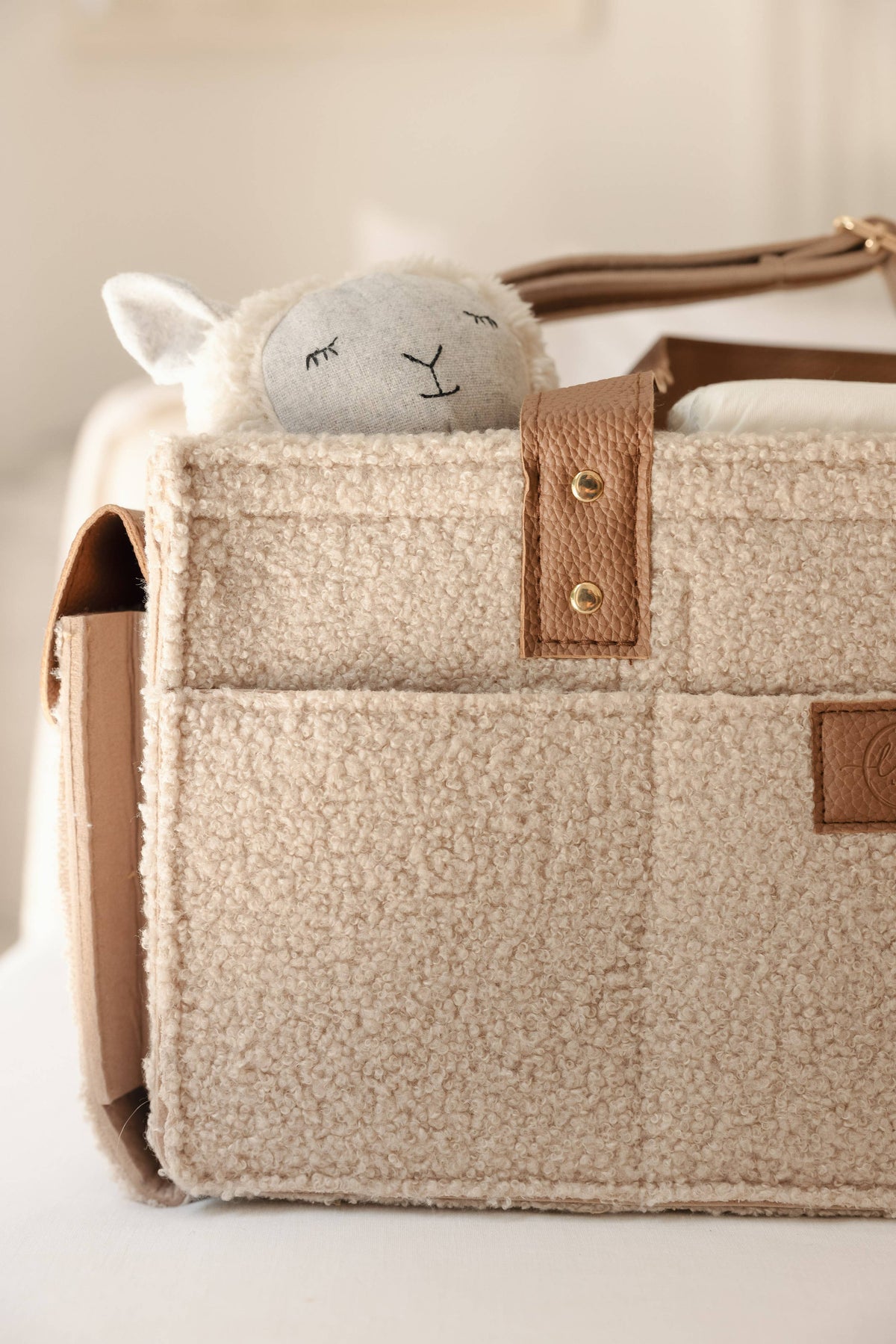 XL Teddy Caddy- Nude Tan