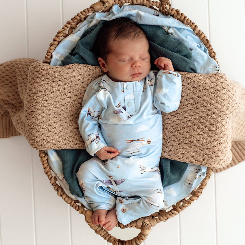 Taking Flight Organic Growsuit: 0-3 Months (000)