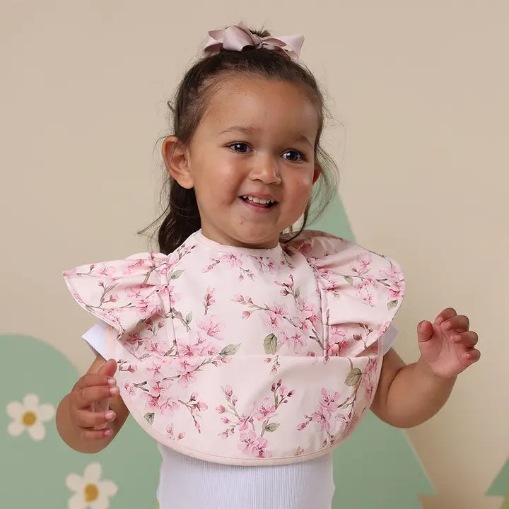 Snuggle Hunny Blossom Waterproof Frill Bib