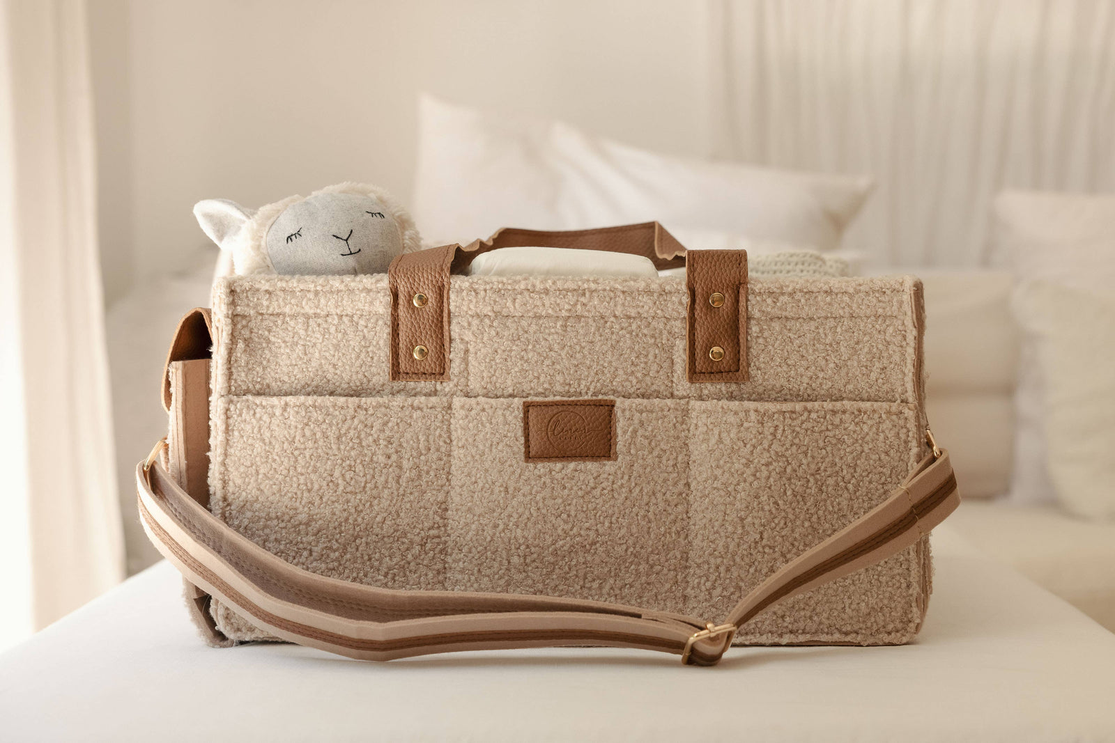 XL Teddy Caddy- Nude Tan