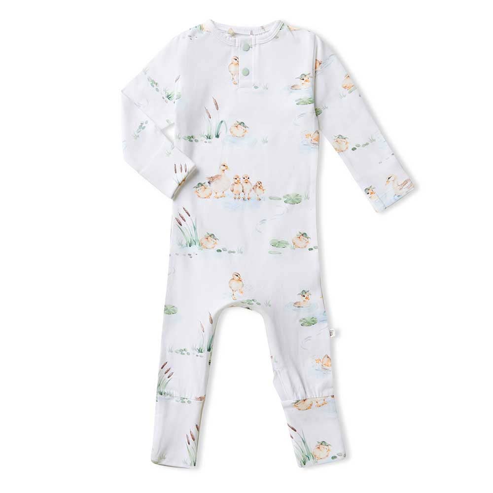 Duck Pond Organic Growsuit: 3-6 Months (00)