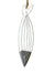 Hanging Fish Wall Decore with Rope 12x3x5.2cm
