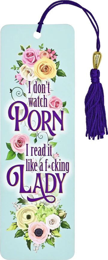 Beaded Bookmark I Dont Watch Porn I Read It