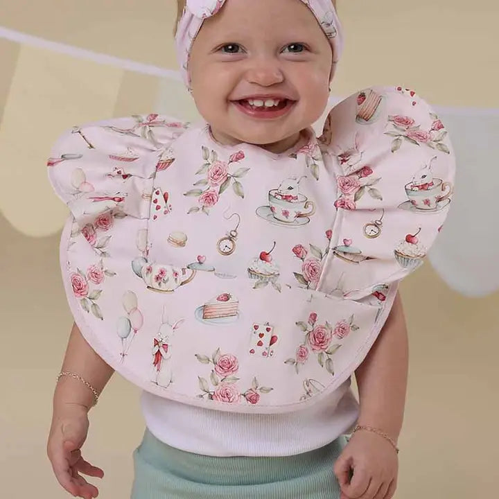 Snuggle Hunny Alice Tea Party Waterproof Fill Bib