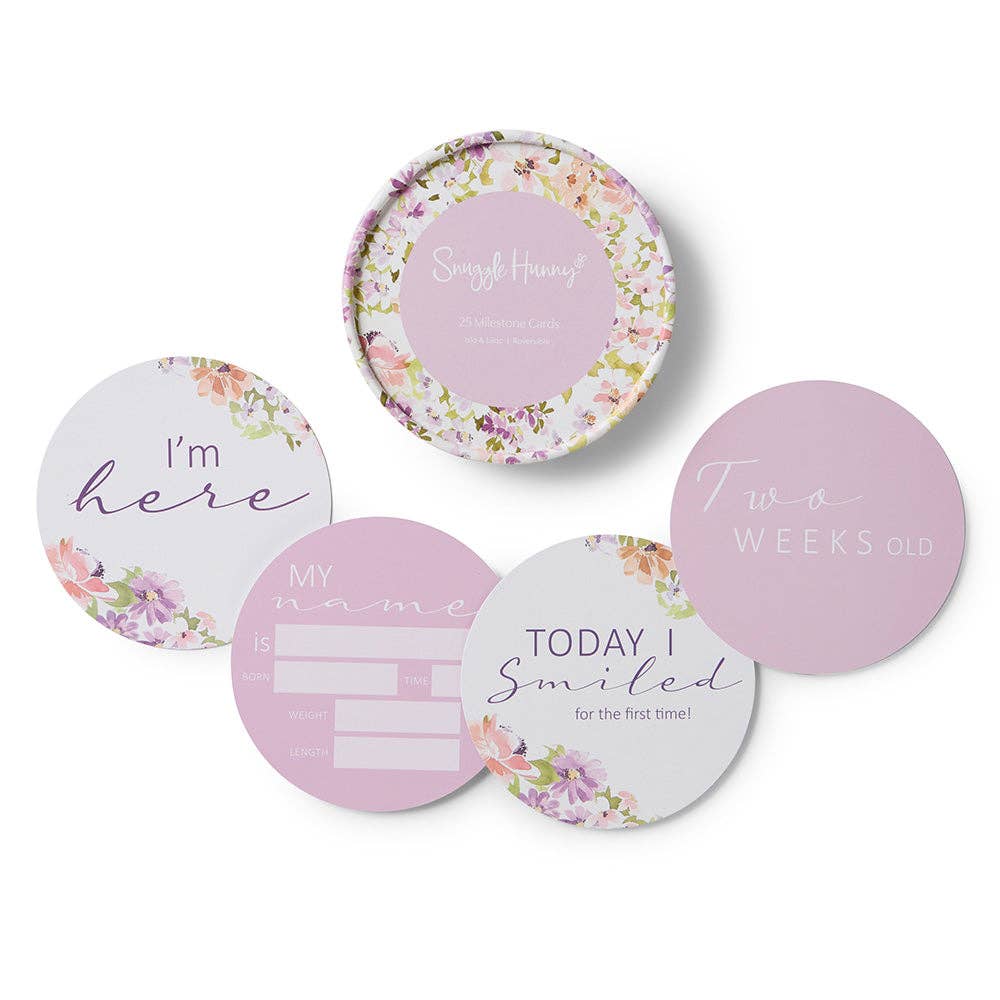 Isla &amp; Lilac Reversible Milestone Cards