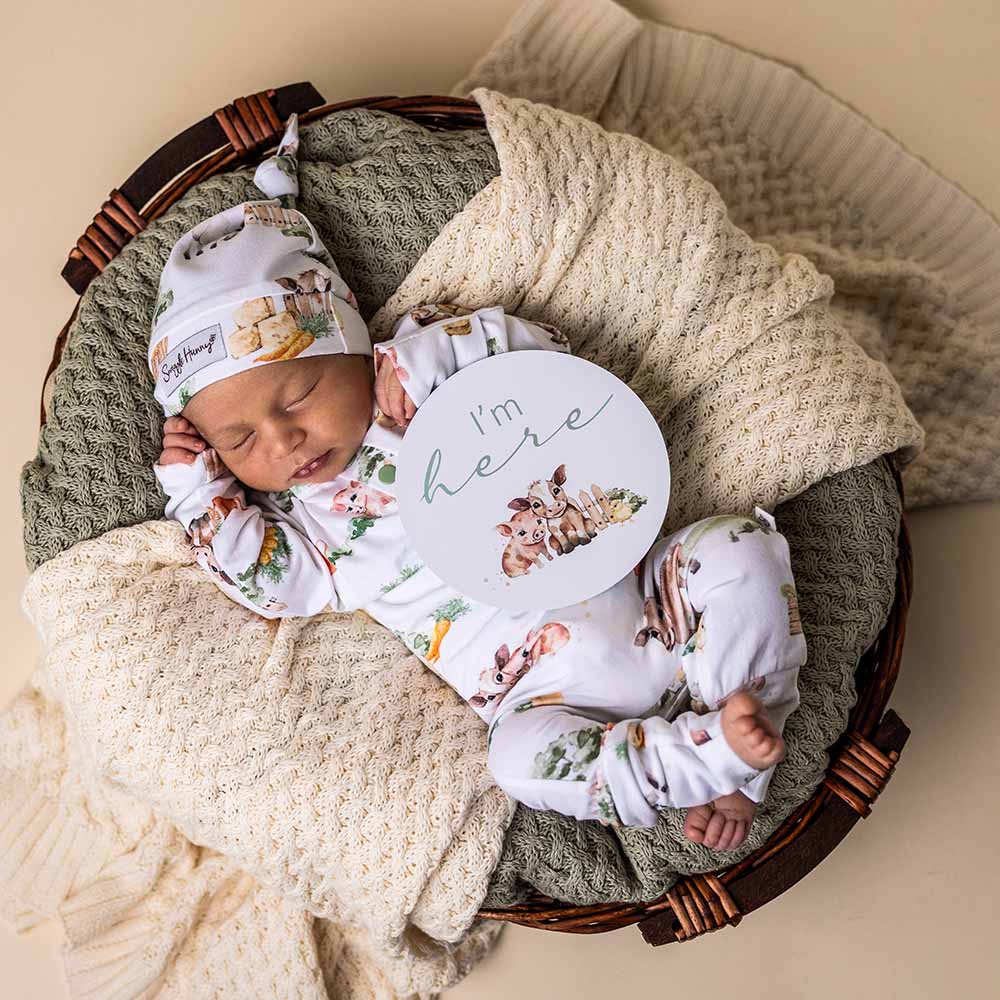 Farm Organic Growsuit: Newborn (0000)