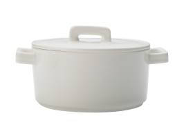 Maxwell and Williams Epicurious Round Casserole 1.3l White