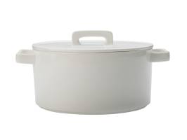 Maxwell and Williams Epicurious Round Casserole White 3.2L