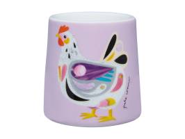 Maxwell and Williams  Pete Cromer Barn Friends Egg Cup Chook Purple