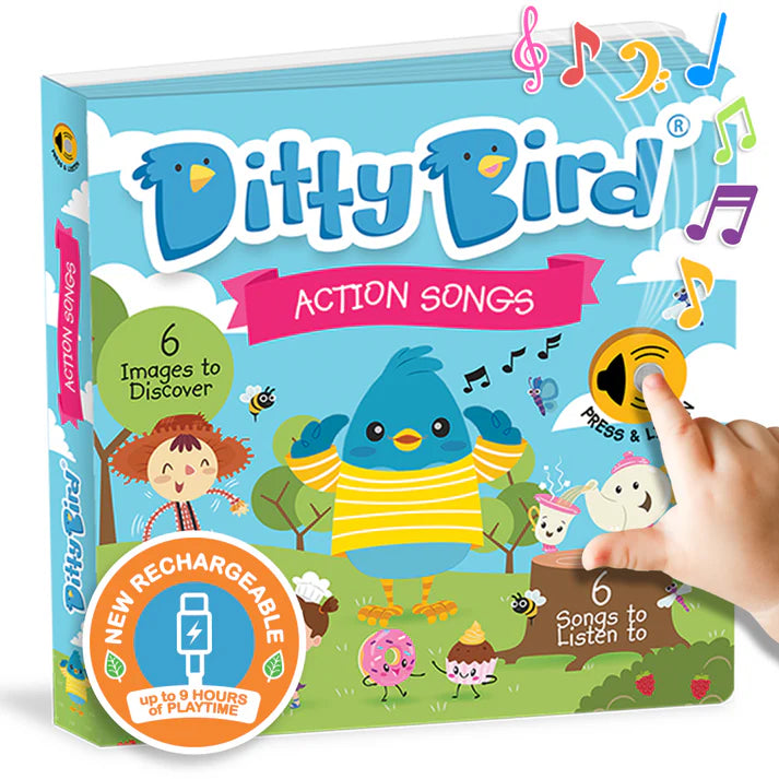 Ditty Bird Action Songs Rechargeable Press And Listen