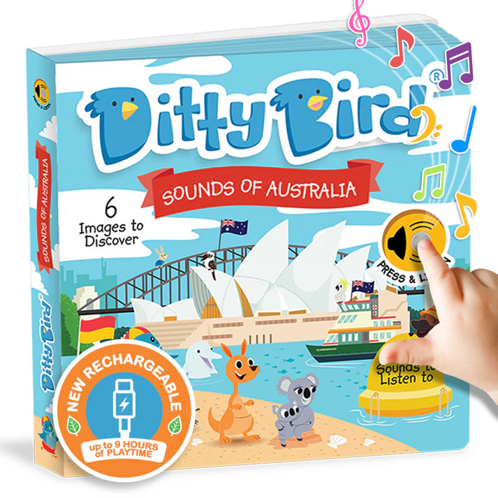 Ditty Bird Sounds Of Australia Rechargeable Press And Listen